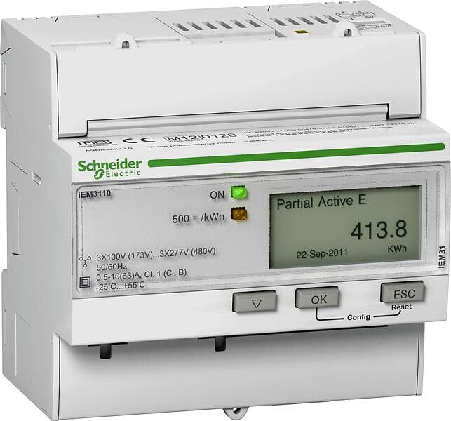 Schneider Electric A9MEM3110 E-räknare digital N/A MID-konform: Ja