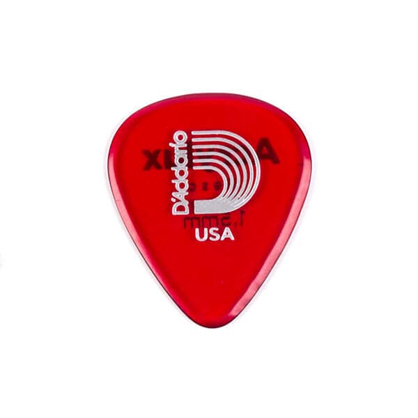 D'Addario Acrylux Reso Guitar Picks Red Extra Heavy 1,5mm 3 Pack 1AR7-03