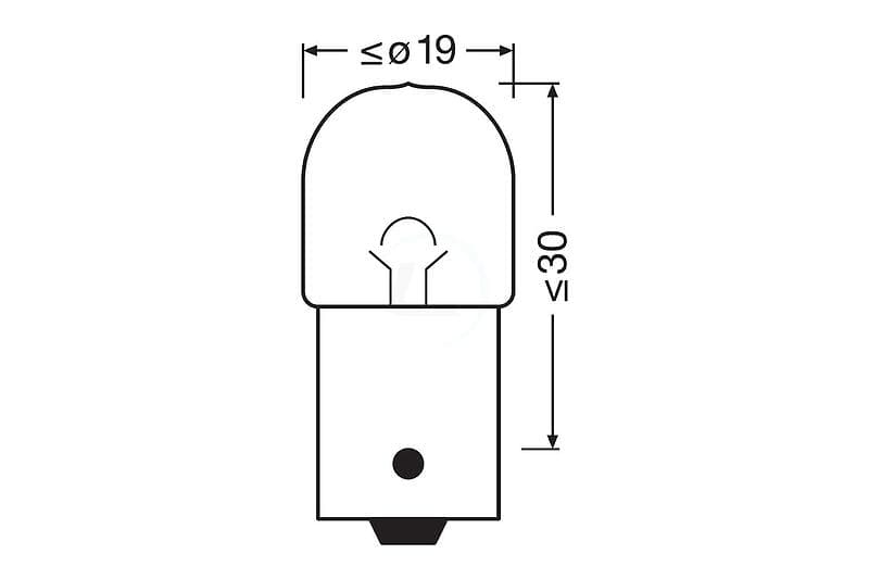 Osram original R5W 24v halogenlampa