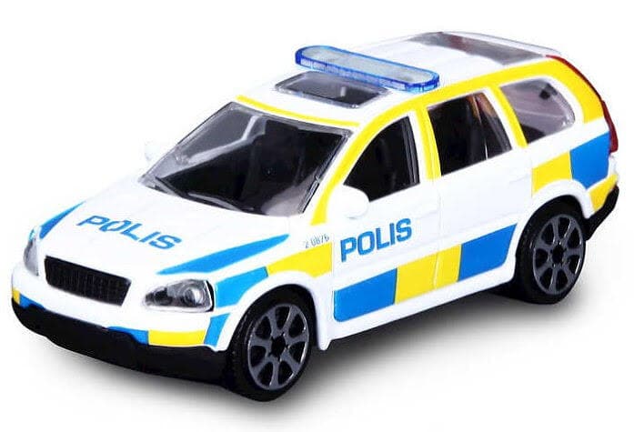 Bburago Street Fire Svensk Polisbil, 1:43