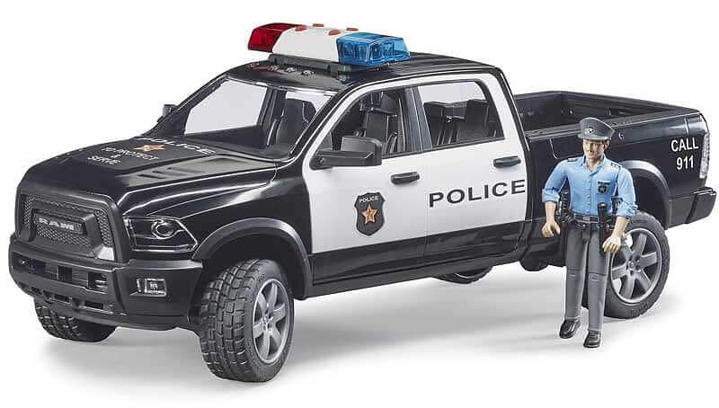 Bruder Polisbil RAM 2500 med polis 02505