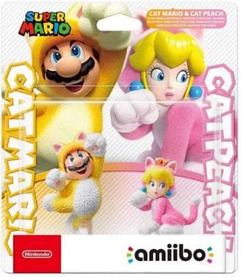 Nintendo Amiibo - Cat Mario & Cat Peach