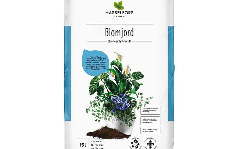 Hasselfors Garden Blomjord Med Leca 15 liter 15L