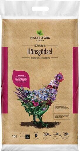 Hasselfors Garden Hönsgödsel 15l
