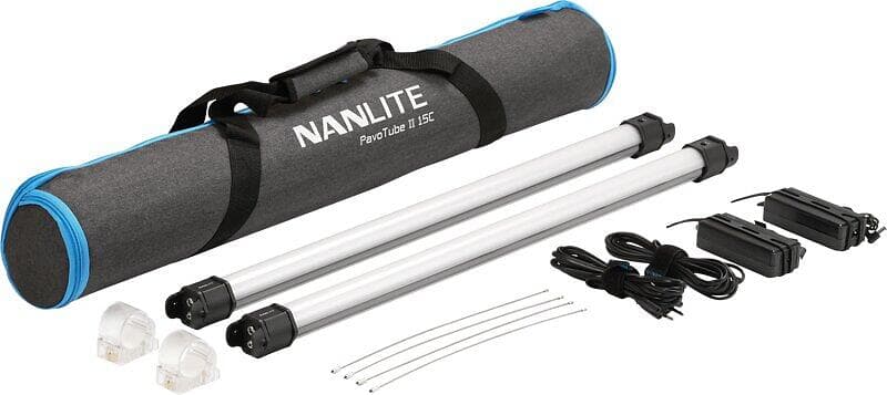 NANLITE PavoTube II 15C 2-kit RGB LED-belysning