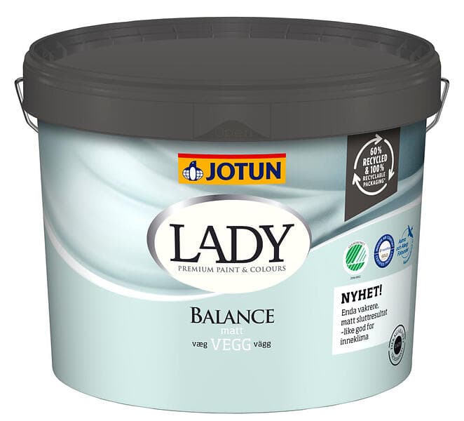 Jotun Lady Balance hvit 9l