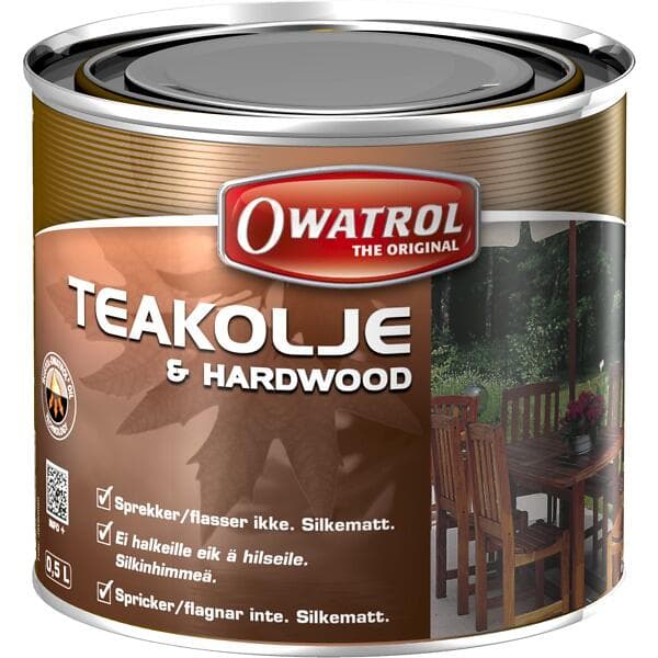 Owatrol Teakolje 0,5l silkematt finish