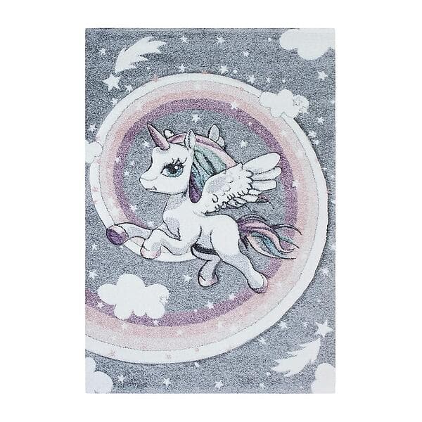 Arkiio Barnmatta Atlas Unicorn Multi Torsmo Matta 120x170 cm Enhörningsmotiv 42916
