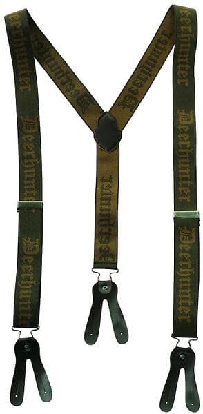 Deerhunter Logo Braces for Buttons 120 cm Art green