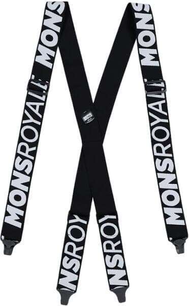 Mons Royale Afterbang Suspenders Black / White Unisex (One Size)