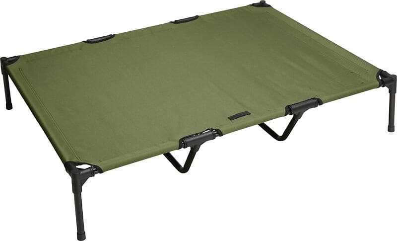 Companion Folded Camping Bed 122x91x23 cm Green