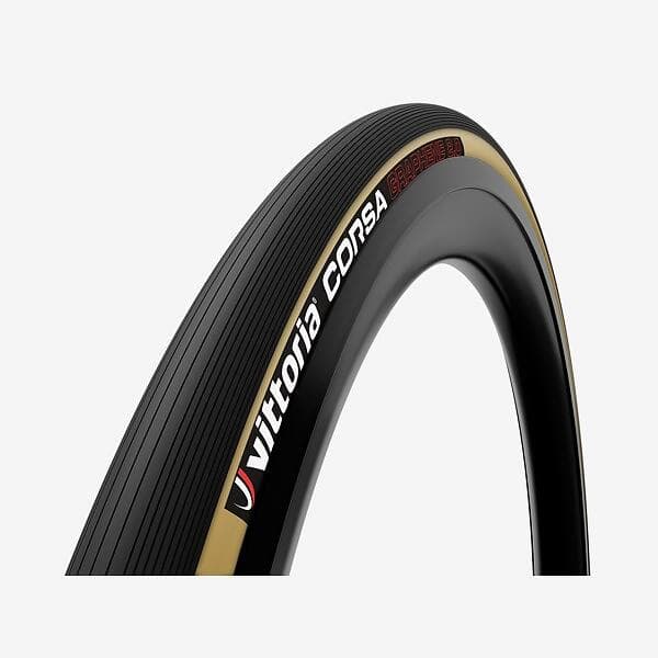 Vittoria Open Corsa G+ Däck Vikbart däck Racer 700x25 Svart/Grå