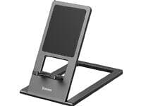 Baseus sammenleggbar mobiltelefonholder for skrivebord grå