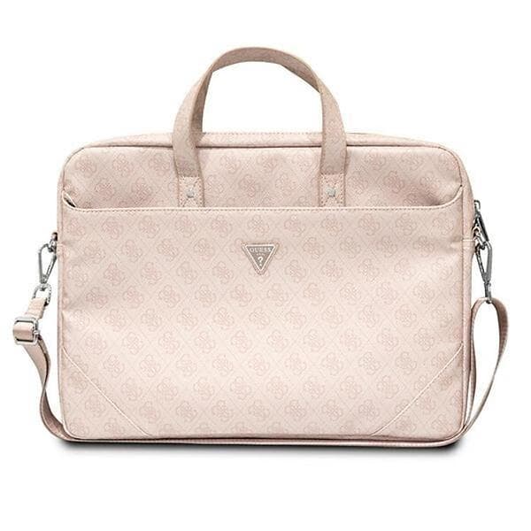 Guess Torba GUCB15P4TP różowy/ Saffiano 4G Triangle Logo