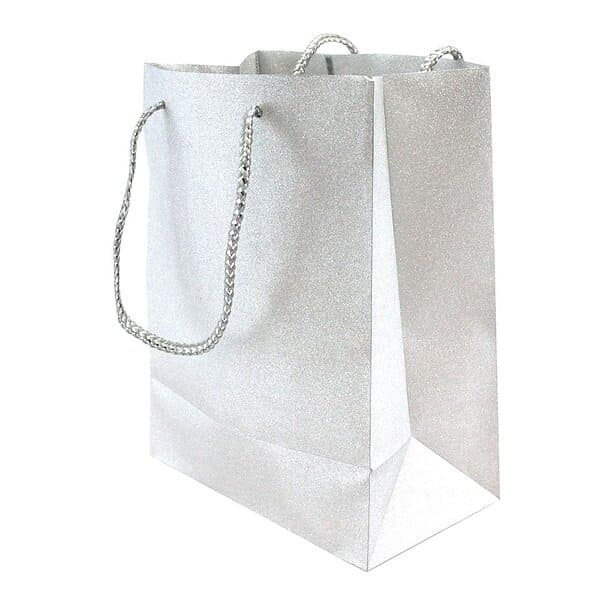 Presentpåse Silver Stor