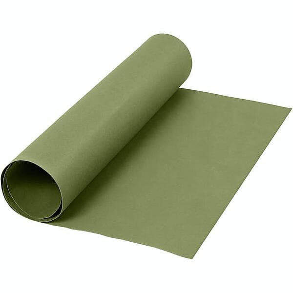 Creativ Company Läderpapper B50 cm Enfärgad 1 m/1 Rl Läderpapper, grön, B: 50 cm, enfärgad, 350g, m/ rl. 498941