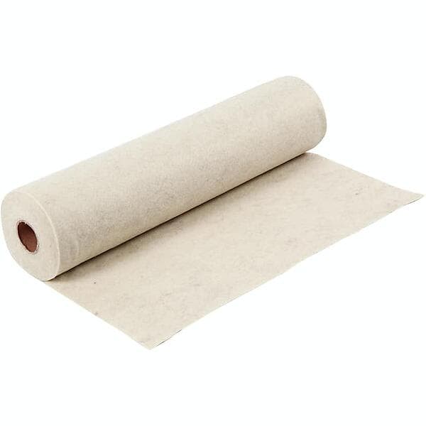 Creativ Company Hobbyfilt Melerad 5 m/1 Rl Hobbyfilt, råvit, B: 45 cm, tjocklek 1,5 mm, Melerad, 180-20 45042