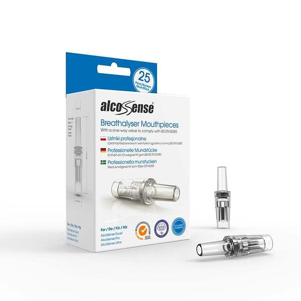 Alcosense Professional Breathalyser Mouthpieces 25st