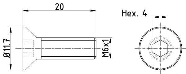 Textar Skruv, bromslamell TPM0015