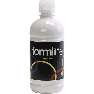 Formline Hobbyfärg Vit Matt 500ml