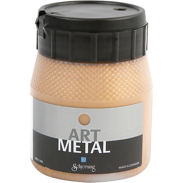 Schjerning Art Metal Akrylfärg Mörkguld 250ml