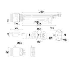Mahle Original Reglage, kupéfläkt ABR 78 000S