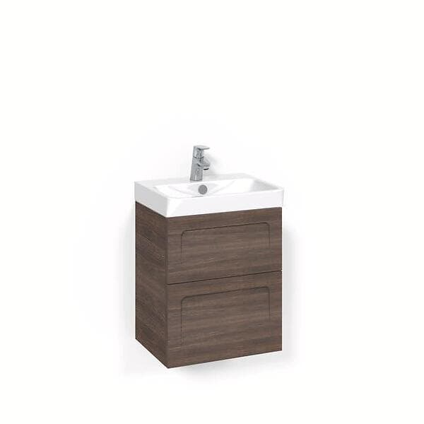 Macro Design Tvättställsskåp Crown Ramlucka Light 70 Kommod 45x35 Brun Ask Shape FSK4535BSL
