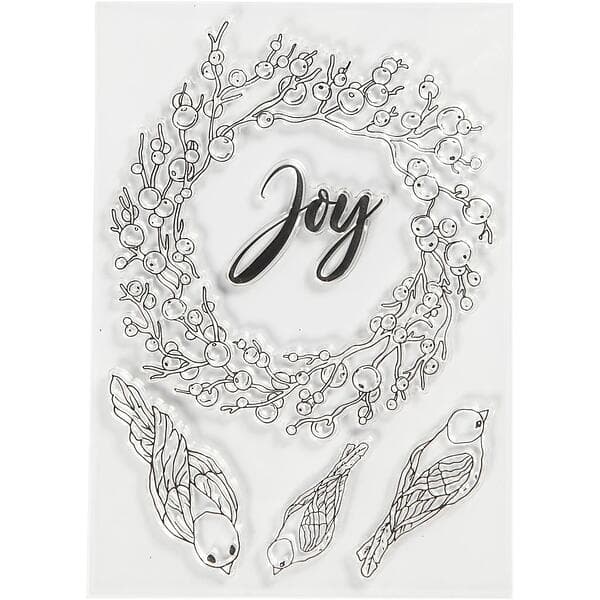 Woodware Craft Collection Studio Light Clearstamp - Joy 10,5x15 cm