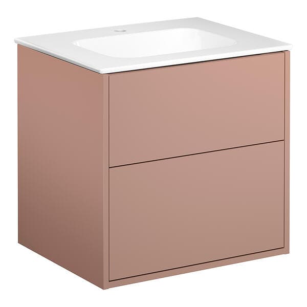 Gustavsberg Tvättställsskåp Artic 60 cm Kommod Peach med tvtst Vit GB71ACVU60T001