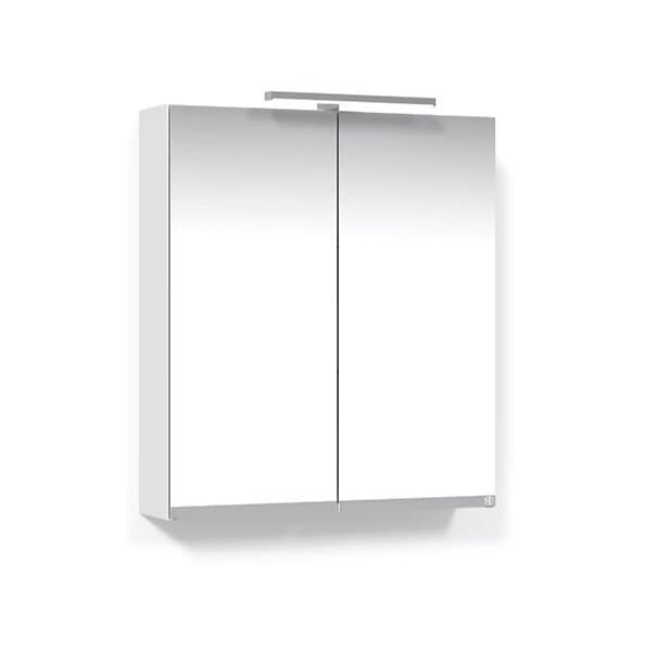 Macro Design Spegelskåp Crown med T-Belysning LED Spgskp 60 Vit T.Bel FCS60VBAL