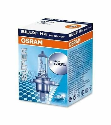 Osram Halogenlampa SUPER 12V H4 60/55W