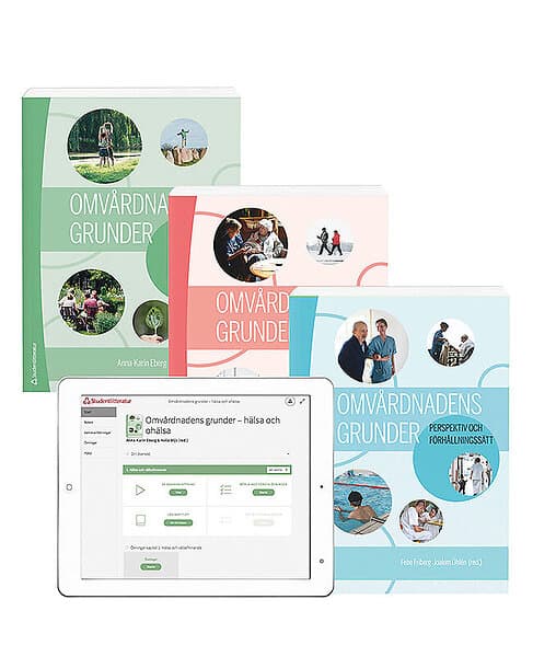 Anna-Karin Edberg, Anna Ehrenberg, Febe Friberg, Lars Wallin, Helle Wijk: Omvårdnadens grunder paket (bok digital produkt)