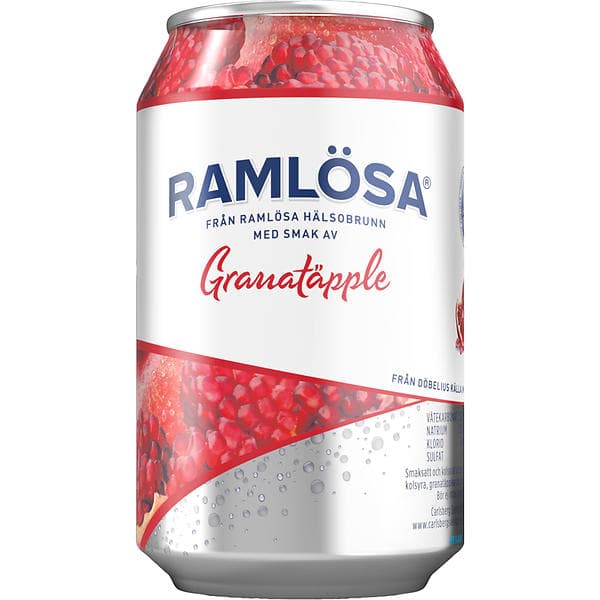 Ramlösa Granatäpple Burk 0,33l