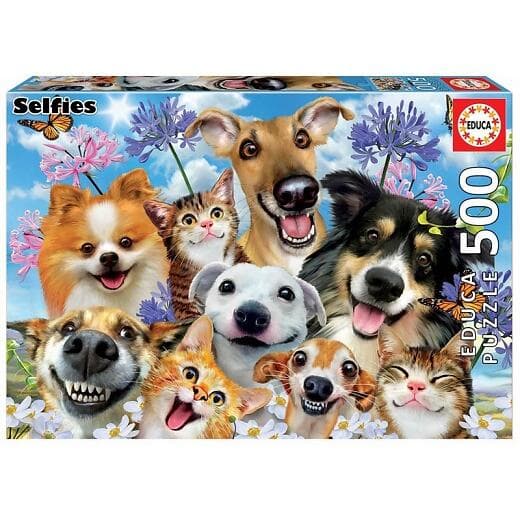 Educa Pussel: Selfie Fun In The Sun 500 Bitar