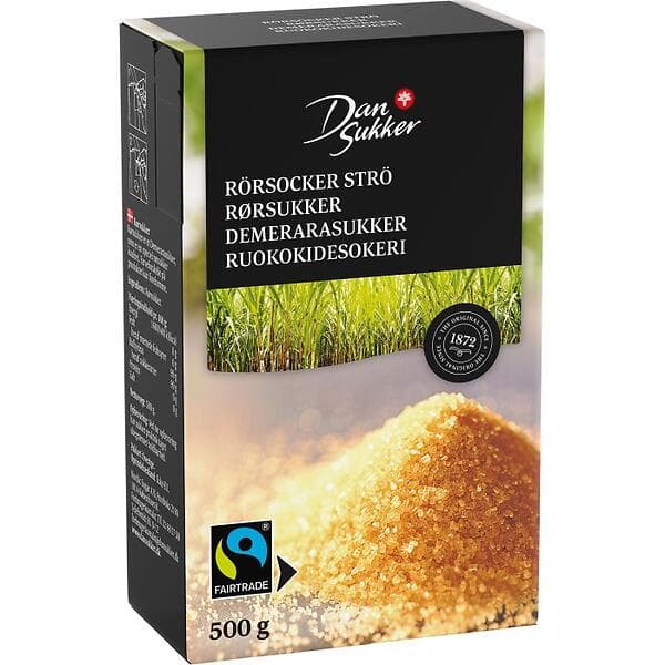 Dansukker Rörsocker Strö Fairtrade 500g