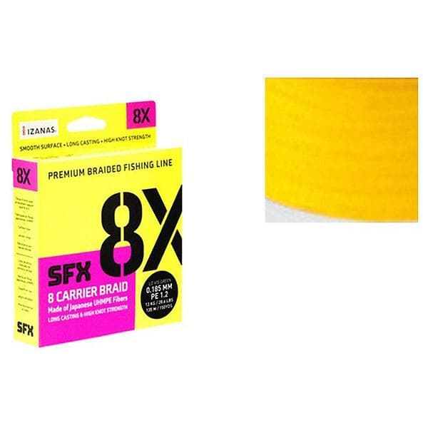 Sufix 8x Braided Line 275 M Gul 0,285 mm