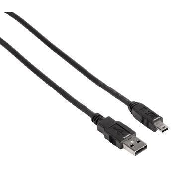 Hama Standard USB A - USB Mini-B 5-pin 2.0 1,8m