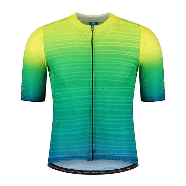 Rogelli Cykeltröja SS Surf Herr Green/Fluor XXXL