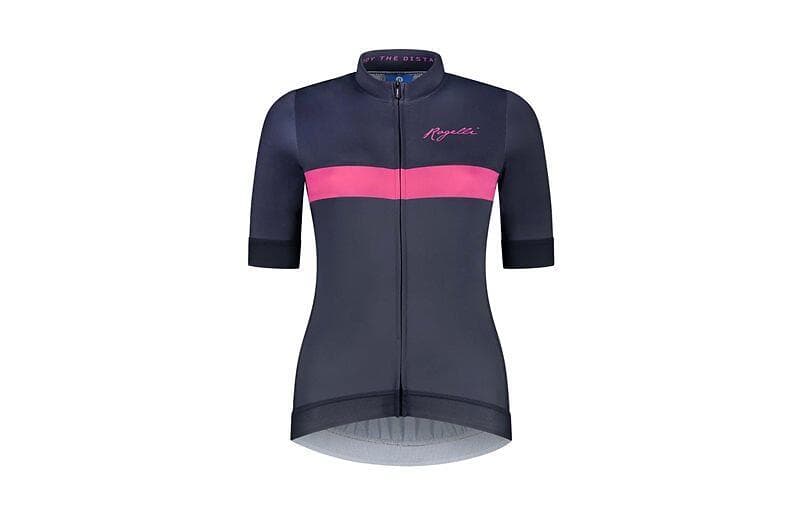 Rogelli Cykeltröja SS Prime Dam Blue/Pink Blå/Rosa XXXL