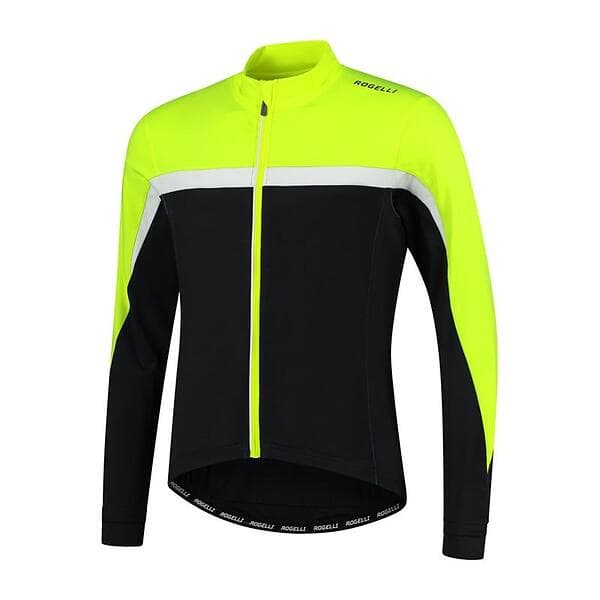 Rogelli Cykeltröja Course Ls Black/Flour/White L