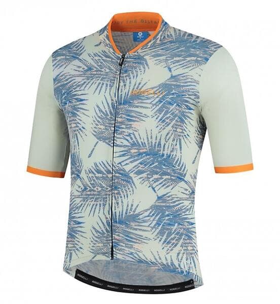 Rogelli Cykeltröja Nature Jersey SS Sand/Orange L