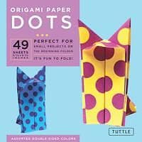 Origami Paper Dots 6 3/4 49 Sheets"