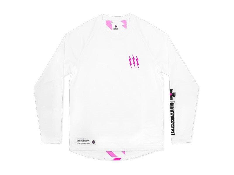 Muc-Off Riders Jersey L/S White Vit XL