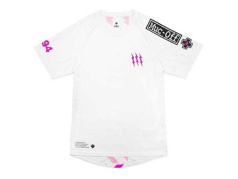 Muc-Off Riders Jersey S/S White Vit S