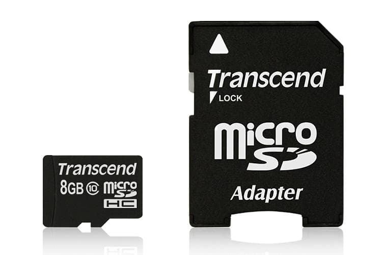 Transcend microSDHC Class 10 8GB