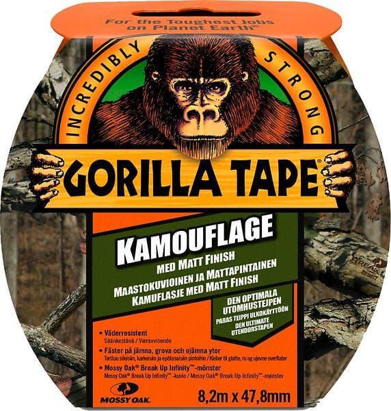 Gorilla Tape Camo 8 m lång/48 mm bred