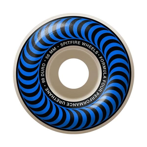 Spitfire Spitfire Formula Four Classics 99du 56 Mm Skateboard Wheel - Blue 56mm Unisex