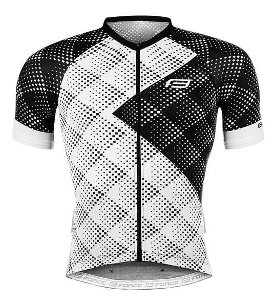 Force Vision Cykeltröja Vit/Svart Medium Small