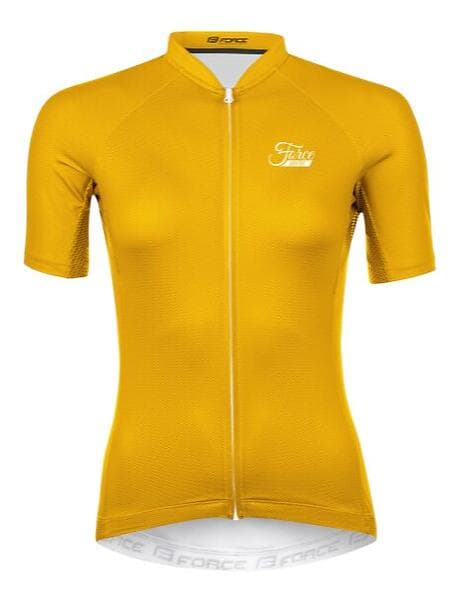 Force Pure Cykeltröja Gul Till Kvinnor Medium X-Small Large Small