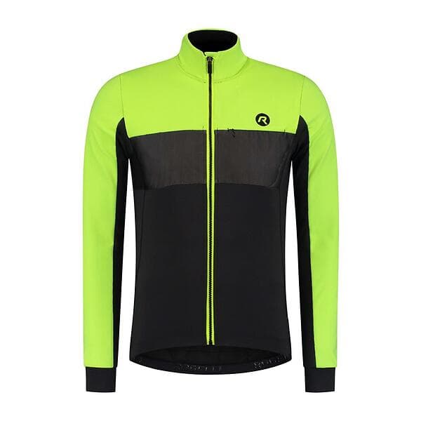 Rogelli Cykeljacka Winter Attq Black/Yellow Svart/Gul S